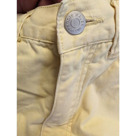 Eddie Bauer Women’s Canary Yellow Denim High Rise Jeans Women's Size 4 - Picture 4 of 7